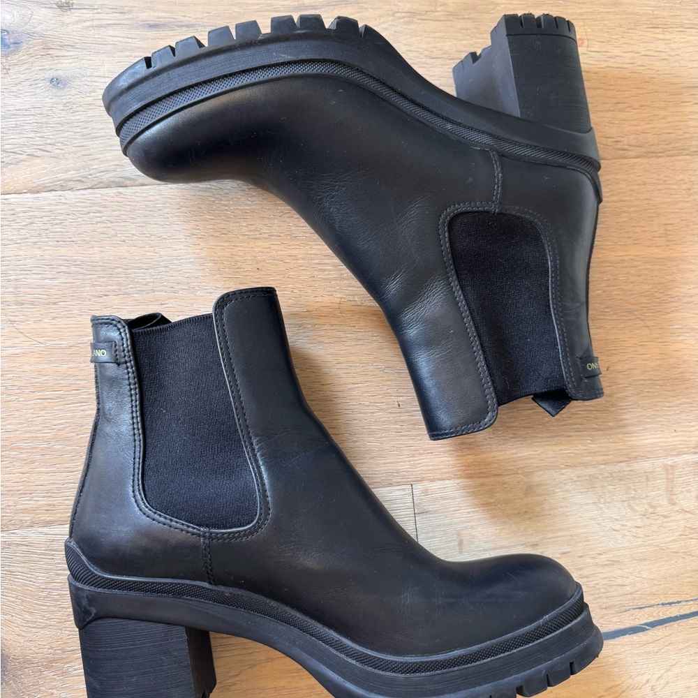 PRADA Lug Sole Chelsea Boots